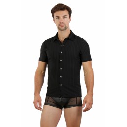 Site Loveshop 75 & sexshop 75 Paris Chemisette Noire Rayée