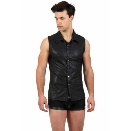 Site Loveshop 75 & sexshop 75 Paris Chemise Homme Effet Simili