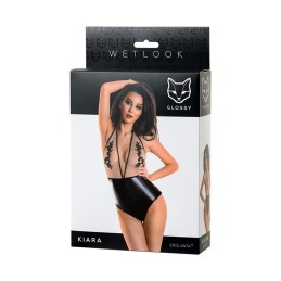 Site Loveshop 75 & sexshop 75 Paris Kiara Body wetlook noir et