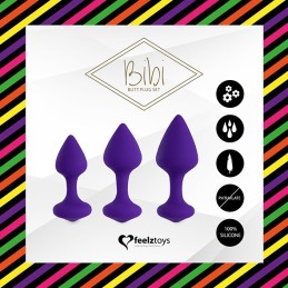 Site Loveshop 75 & sexshop 75 Paris Bibi Boite De 3 Plugs