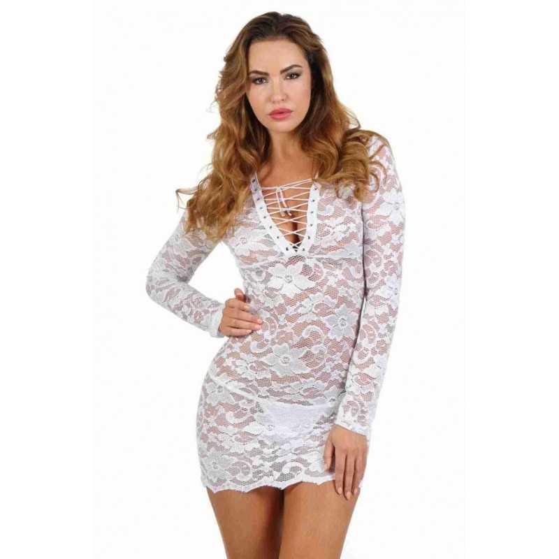 Site Loveshop 75 & sexshop 75 Paris Robe Dentelle Lacée