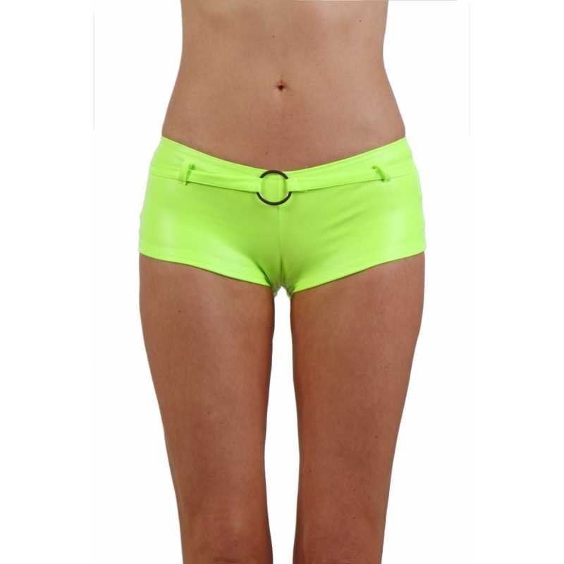 Site Loveshop 75 & sexshop 75 Paris Short Wetlook Fluo Ceinture