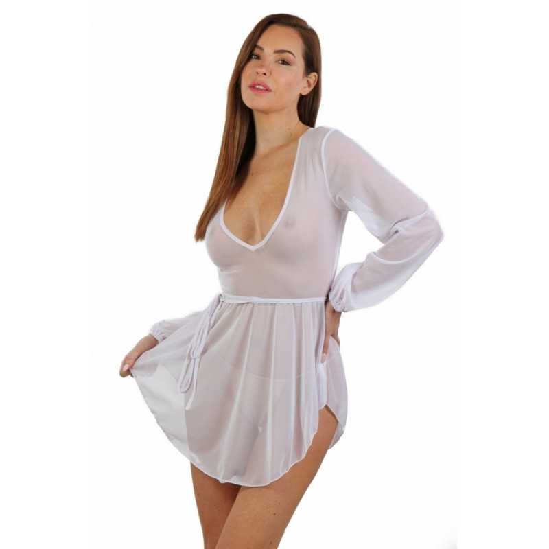 Site Loveshop 75 & sexshop 75 Paris Robe transparente manches