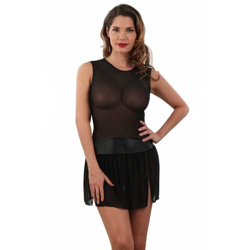 Site Loveshop 75 & sexshop 75 Paris Robe tranparente et bande