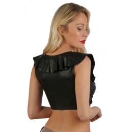 Site Loveshop 75 & sexshop 75 Paris Top Wetlook noir volant