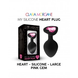 My Silicone HEART Plug LARGE PINK GEM