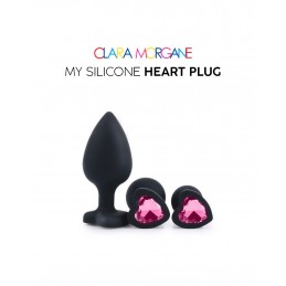 My Silicone HEART Plug SMALL PINK GEM