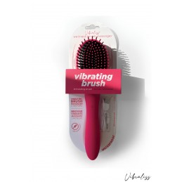 Brosse à cheveux Vibromasseur Fushia