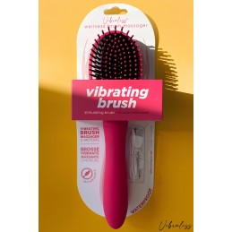 Brosse à cheveux Vibromasseur Fushia