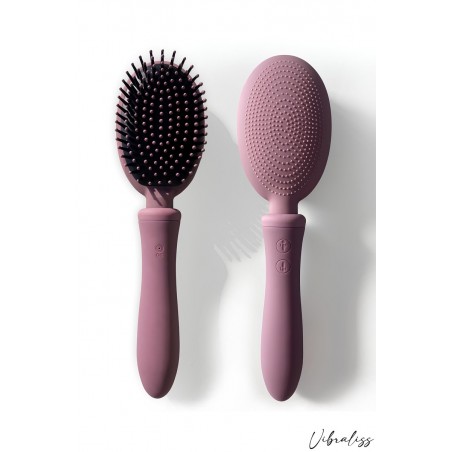 Brosse à cheveux Vibromasseur Rose Poudré