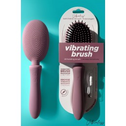 Brosse à cheveux Vibromasseur Rose Poudré