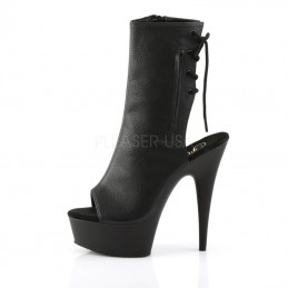 Bottines Plateformes Pleaser DELIGHT-1018 Noir Mat