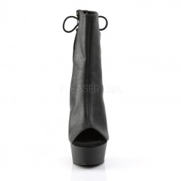 Bottines Plateformes Pleaser DELIGHT-1018 Noir Mat