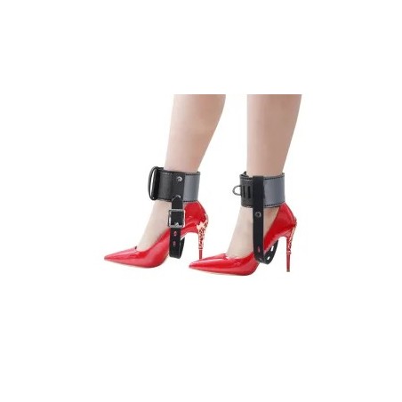 Poignets de cheville Ensemble de retenue BDSM réglable (talons hauts non inclus)