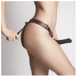 HARNAIS SIMILI GENEROUS - ONE SIZE - AUBERGINE