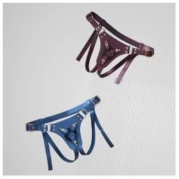 HARNAIS SIMILI GENEROUS - ONE SIZE - AUBERGINE