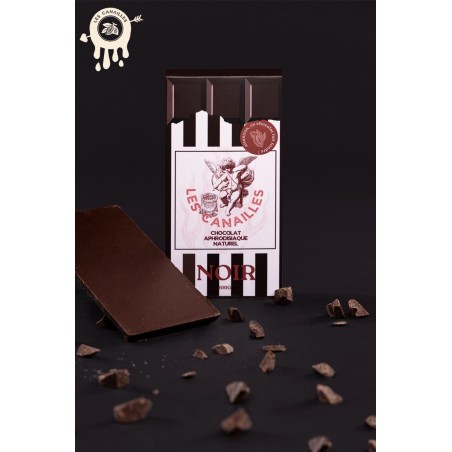 Tablette chocolat aphrodisiaque • Noir • 100g