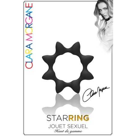 Site Loveshop 75 & sexshop 75 Paris Star Ring - Anneau Noir